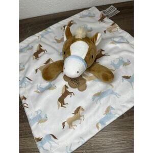 Baby Essentials Horse Lovey Security Blanket A.D. Sutton Sons Brown Plush